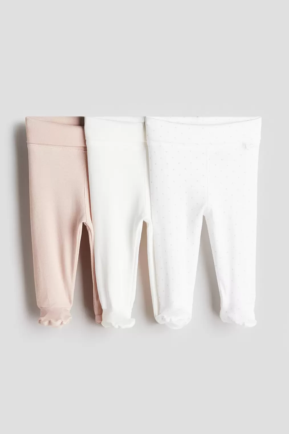 Oferta de Pack de 3 polainas con cintura plegable por 12,99€ en H&M