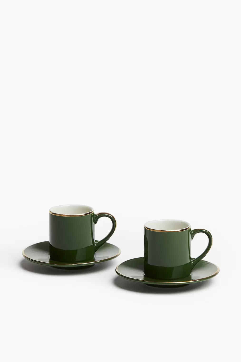 Oferta de Pack de 2 tazas y platillos para expreso por 14,99€ en H&M