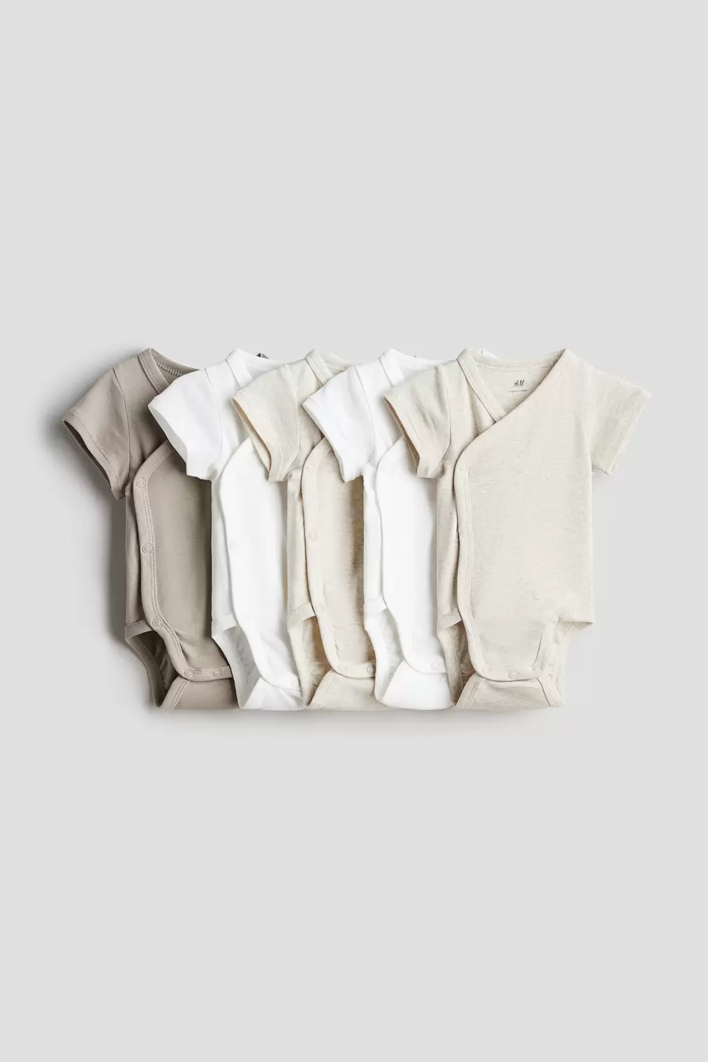 Oferta de Pack de 5 bodies de algodón por 17,99€ en H&M