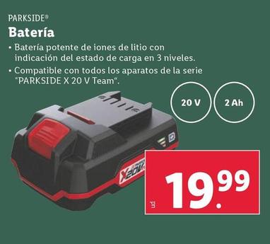 Oferta de Parkside - Bateria por 19,99€ en Lidl