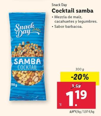 Oferta de Snack Day - Cocktail Samba por 1,19€ en Lidl