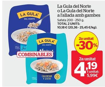 Oferta de La Gula del Norte - Al Ajillo Con Gambas por 5,99€ en La Sirena