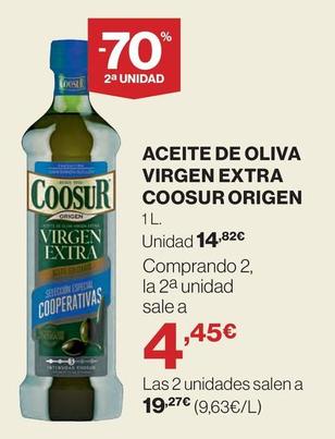 Oferta de Aceite de oliva virgen extra por 14,82€ en El Corte Inglés