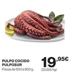 Oferta de Pulpo cocido por 19,95€ en El Corte Inglés