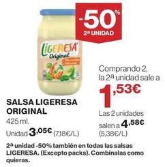 Oferta de Salsas por 3,05€ en El Corte Inglés