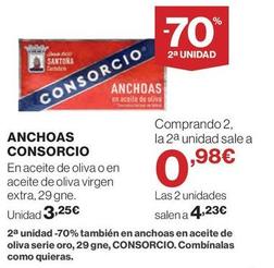 Oferta de Anchoas por 3,25€ en El Corte Inglés