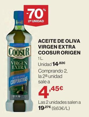 Oferta de Aceite de oliva virgen extra por 14,82€ en Hipercor