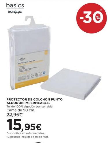 Oferta de Protector de colchón por 15,95€ en Hipercor