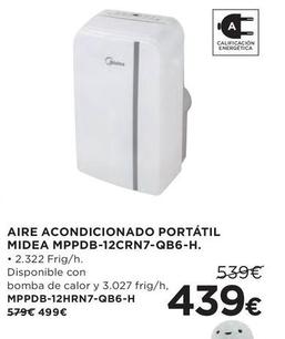 Oferta de Aire acondicionado portátil por 439€ en Hipercor