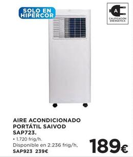 Oferta de Aire acondicionado portátil por 189€ en Hipercor