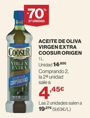 Oferta de Coosur - Aceite De Oliva Virgen Extra por 14,82€ en Supercor