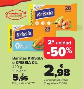 Oferta de Krissia - Barritas por 5,95€ en Carrefour