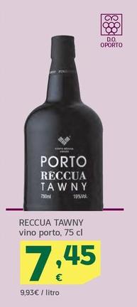 Oferta de Reccua Tawny - Vino Porto por 7,45€ en HiperDino