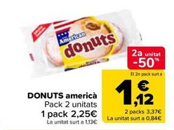 Oferta de Donuts - Americano por 2,25€ en Carrefour