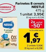 Oferta de Nestlé - Papillas 8 Cereales por 3,95€ en Carrefour