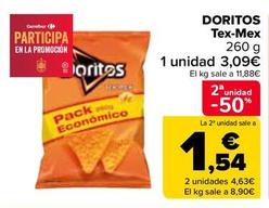 Oferta de Doritos - Tex-Mex por 3,09€ en Carrefour
