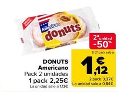 Oferta de Donuts - Americano por 2,25€ en Carrefour