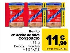 Oferta de Consorcio - Bonito En Aceite De Oliva por 11,9€ en Carrefour