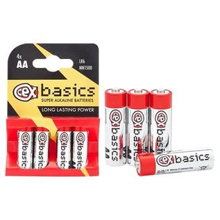 Oferta de CeX Basics - AA Batteries 4 Pack por 3€ en CeX