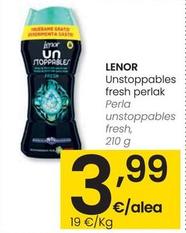 Oferta de Lenor - Perla Unstoppables Fresh por 3,99€ en Eroski