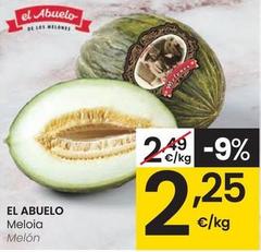 Oferta de El Abuelo - Melon por 2,25€ en Eroski