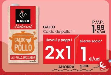 Oferta de Gallo - Caldo De Pollo por 1,99€ en Eroski
