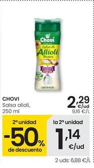 Oferta de Chovi - Salsa Alioli por 2,29€ en Eroski