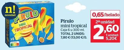 Oferta de Nestlé - Pirulo Mini Tropical por 5,2€ en La Sirena