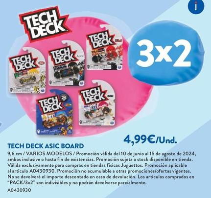 Oferta de Tech Deck - por 4,99€ en Juguettos