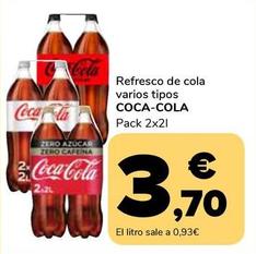 Oferta de Coca-Cola - Refresco De Cola  por 3,7€ en Supeco