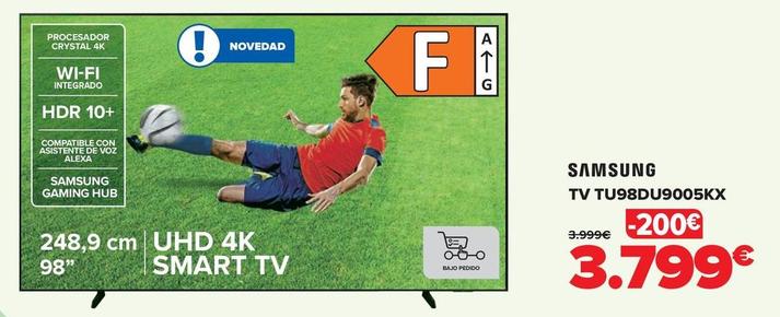 Oferta de Samsung - TV TU98DU9005KX por 3799€ en Carrefour