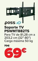 Oferta de Poss - Soporte TV  PSWMT882TS por 69€ en Carrefour
