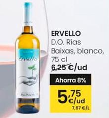 Oferta de Ervello - D.O. Rias Baixas, Blanco por 5,75€ en Eroski