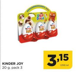 Oferta de Kinder - Joy por 3,15€ en Alimerka