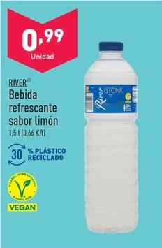 Oferta de River - Bebida Refrescante Sabor Limon por 0,99€ en ALDI