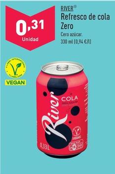 Oferta de River - Refresco De Cola Zero por 0,31€ en ALDI