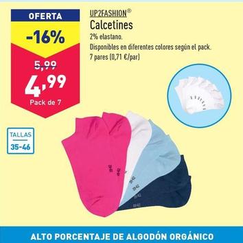 Oferta de Up2fashion - Calcetines por 4,99€ en ALDI