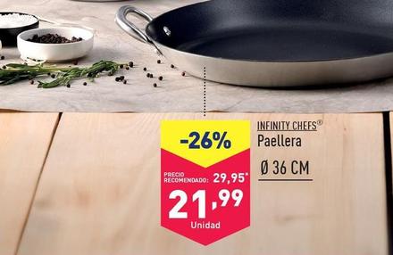 Oferta de Infinity Chefs - Paellera por 21,99€ en ALDI