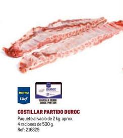 Oferta de  Costillar Partido Duroc en Makro