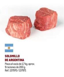 Oferta de Solomillo De Argentina en Makro