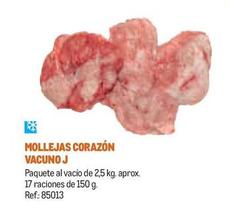 Oferta de Mollejas Corazon Vacuno J en Makro