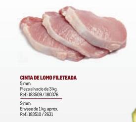 Oferta de Cinta De Lomo Fileteada en Makro