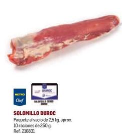 Oferta de  Solomillo Duroc en Makro