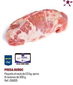 Oferta de  Presa Duroc en Makro