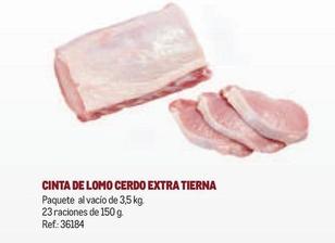 Oferta de Cinta De Lomo Cerdo Extra Tierna en Makro