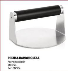 Oferta de Prensa Hamburguesa en Makro