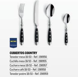 Oferta de Metro Professional - Cubiertos Country en Makro