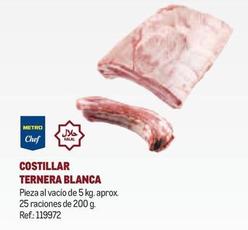 Oferta de Metro Chef - Costillar Ternera Blanca en Makro