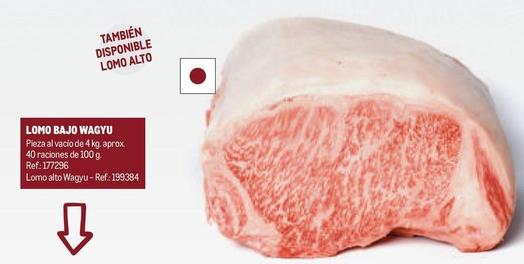 Oferta de Lomo De Bajo Wagyu en Makro