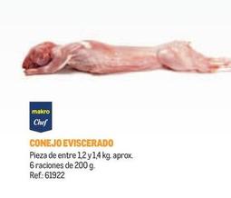 Oferta de  Conejo Eviscerado en Makro